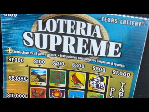 LOTERIA SUPREME big win  back to back winners ! video 2 de 2