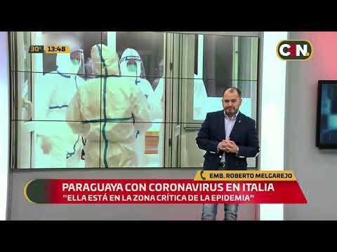 Paraguaya con caso confirmado de Coronavirus en Italia