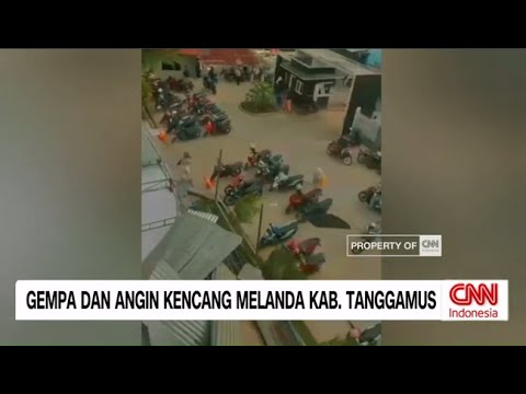 Gempa dan Angin Kencang Landa Kabupaten Tanggamus