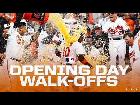 ALL MLB Opening Day walk-offs in the last 20 years!!