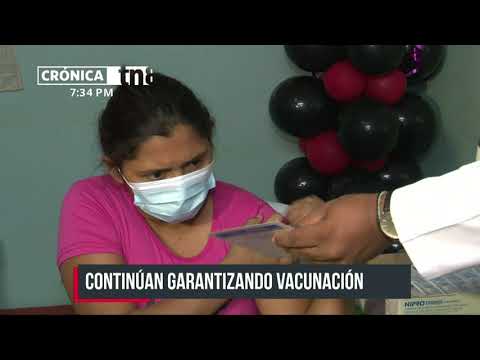 Ciudadanía continúa vacunándose contra el COVID-19 en Managua - Nicaragua