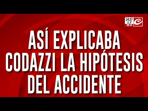 Así explicaba Codazzi la hipotésis del accidente