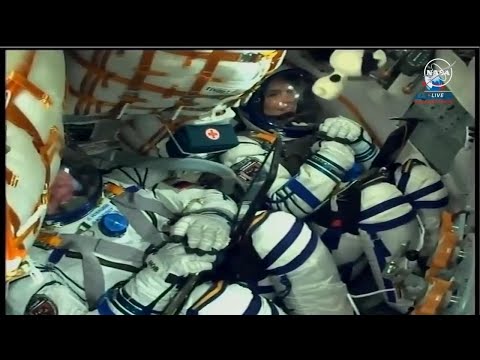 Russian Soyuz rocket carrying three astronauts heads to International Space Station