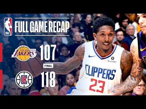 Full Game Recap: Clippers VS Lakers | Lou Williams Catches Fire