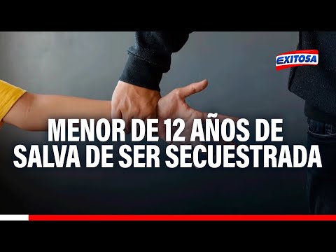 Huancayo: ¡De milagro! Menor consigue librarse de presunto secuestrador tras moderle el brazo