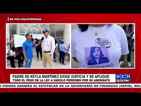 Justicia, exige familia de Keyla Martínez en juzgados de Siguatepeque