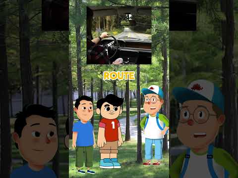 Why is the return trip faster ? #short3#shortsvideo#animation #animationvideo#cartoon#cartoonvideo