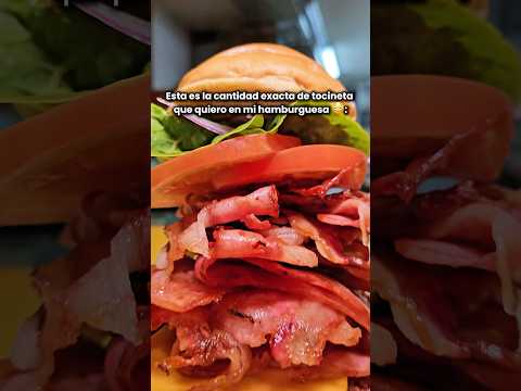 🥓La cantidad exacta de tocineta que siempre queremos en la hamburguesa| Los Insaciables