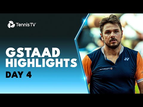 Wawrinka Plays Munar; Bautista Agut & Sonego Feature | Gstaad 2023 Highlights Day 4