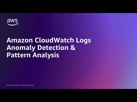 Amazon CloudWatch Logs Anomaly Detection & Pattern Analysis | Amazon Web Services