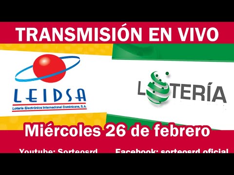 LEIDSA  y Lotería Nacional en  VIVO / miércoles 26 de febrero 2020