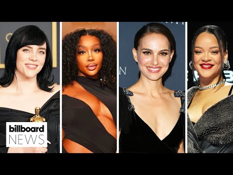 Rihanna Meets Natalie Portman, SZA & Mary J. Blige Comparison, 2024 Oscars Noms | Billboard News