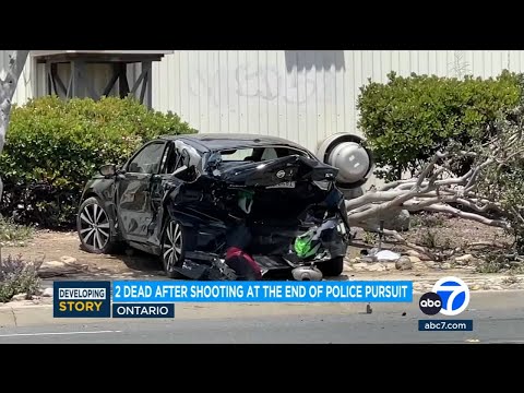 Innocent driver, suspect dead after chase, officer-involved shooting in Ontario