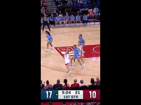Darian White Acrobatic Bucket And-1 vs. Creighton | Nebraska Women’s Basketball