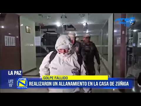 Allanaron la casa del exgeneral Zúñiga