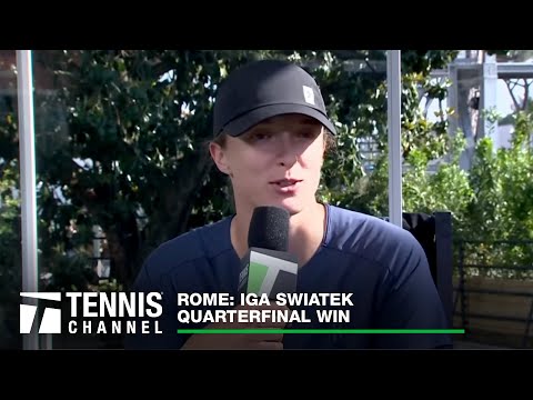 Iga Swiatek Looking For Third Title In Rome And Talks Her Favorite Taylor Swift Songs | 2024 Rome QF