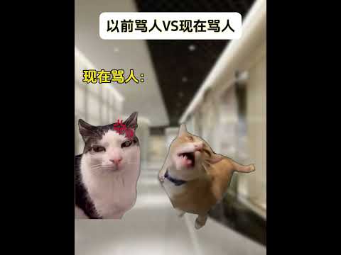 猫の動画サムネイル - 以前骂人VS现在骂人#有趣 #猫meme #猫meme剧场 #猫meme小剧场 #内容过于真实  #故事 #貓 #猫猫meme小剧场 #喵不可言