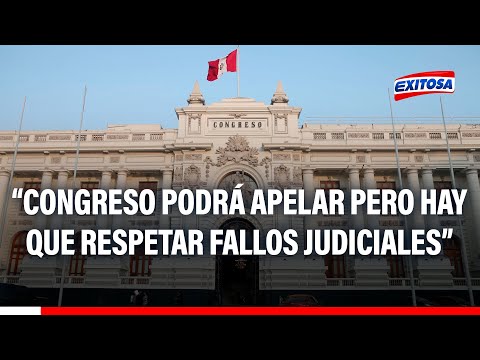 Erick Urbina: Congreso debe acatar fallo del PJ que repone a Aldo Vásquez e Inés Tello en la JNJ