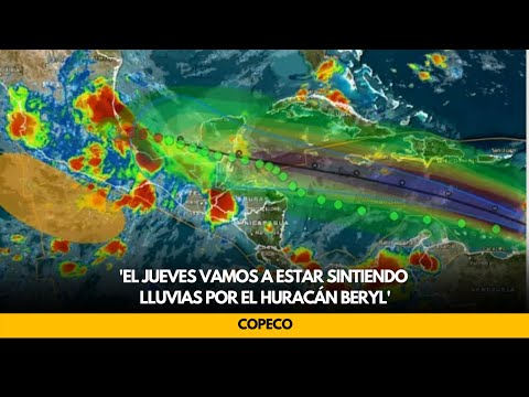COPECO: 'El jueves vamos a estar sintiendo lluvias por el huracán Beryl'