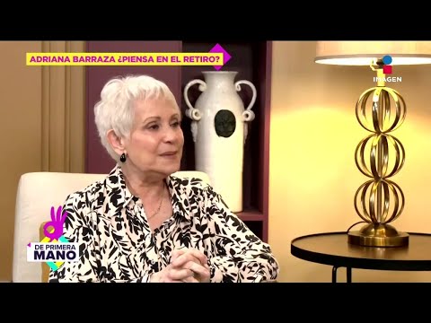 ¡Adriana Barraza NO piensa en el RETIRO! Seguirá en la actuación y sus clases | De Primera Mano