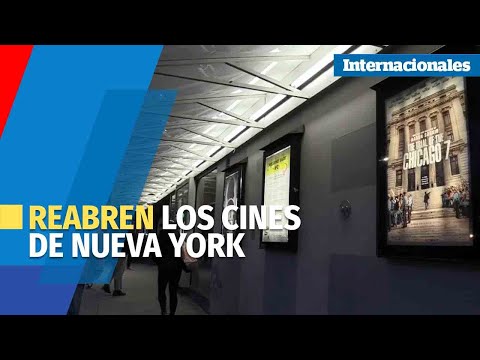 Reabren los cines de Nueva York con importantes medidas de seguridad