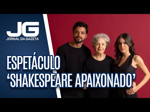 Rodrigo Simas e Carla Salle protagonizam o espetáculo ‘Shakespeare Apaixonado’