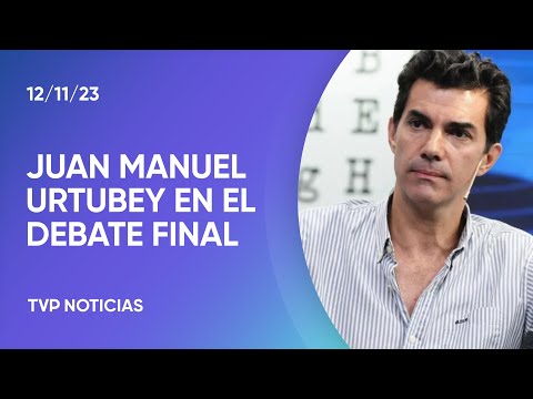 Juan Manuel Urtubey en la previa del último debate presidencial