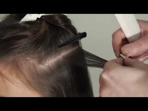 How to put on Tape Extensions - Rapunzel of Sweden