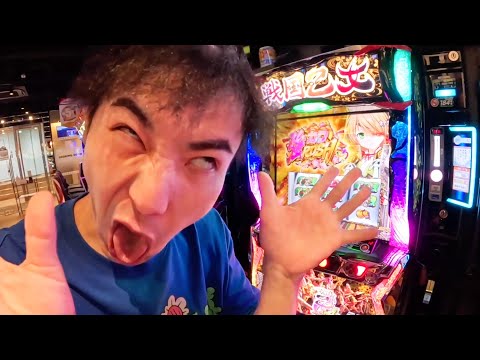 10万越え⁉︎山ちゃんの過去1勝利したスロット【戦国乙女】