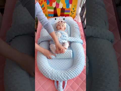 🔔 <strong>Dual</strong> Arm Cuddle Support Baby Anti Roll Pillow – Parents Finally Relax ( # 3092 )