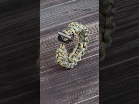 Fire Starter paracord bracelet #shorts #paracord #bracelet #firestarter