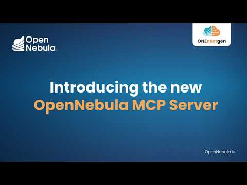 Introducing The New OpenNebula MCP Server