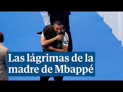 Las lágrimas de la madre de Mbappé en su presentación en el Real Madrid: Si hablo más voy a llorar