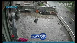 حادثة مروعة بسبب إنهيار جبلي