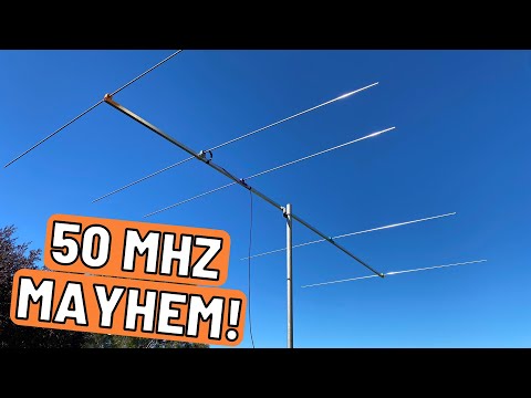I have a new MEGA Antenna for 6 Meters! 50 MHz Ham Radio