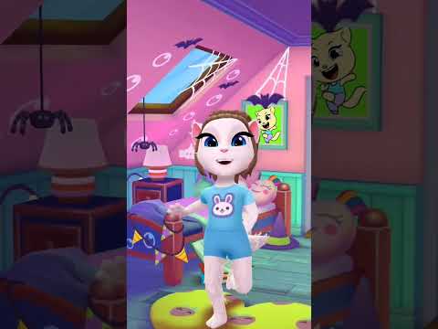 Angela's playing 😚#mytalkingangela2 #shortsfeed #games