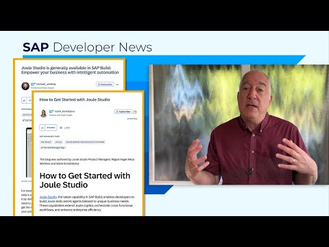 SAP Joule Studio, SAC Q3 2025, UI5 Legacy-Free, Integration Suite, AFS, BTP Q2 | SAP Developer News
