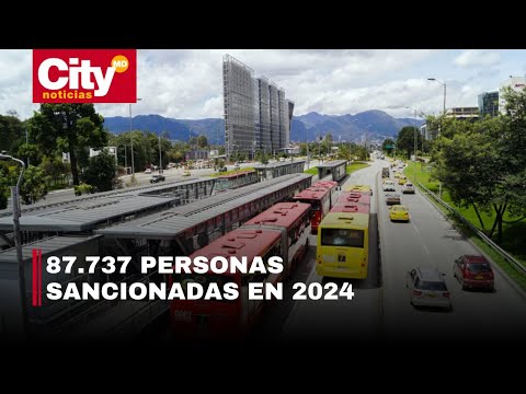 Al día son multadas 713 personas por colarse en TransMilenio | CityTv