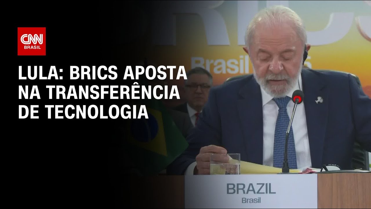 Brics aposta na transferência de tecnologia diz Lula | LIVE CNN