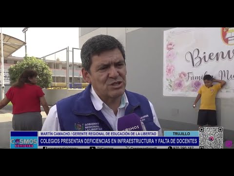 Trujillo: colegios presentan deficiencias en infraestructura y falta de docentes