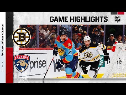 Bruins @ Panthers 1/28 | NHL Highlights 2023