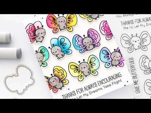 Elevate Your Next Project with Fluttering Friends and Some Easy Watercoloring!