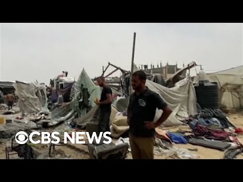 Israel denies involvement in strikes on two Gaza encampments