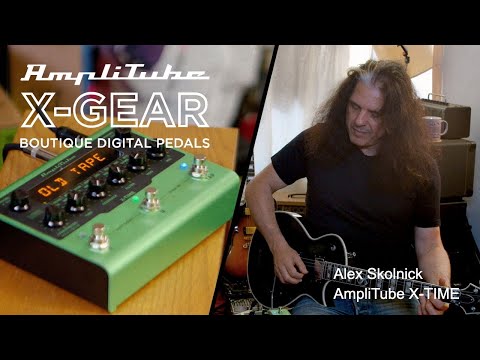 Alex Skolnick plays IK Multimedia's AmpliTube X-TIME guitar pedal - delay pedal demo