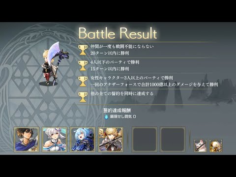 【アナデン】顕現結実レンリ CHALLENGE 4ターン【Another Eden】