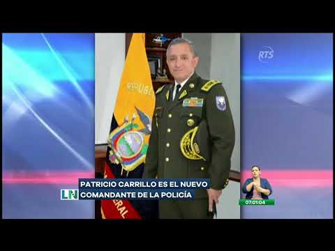Patricio Carrillo es el nuevo Comandante de la Policía Nacional