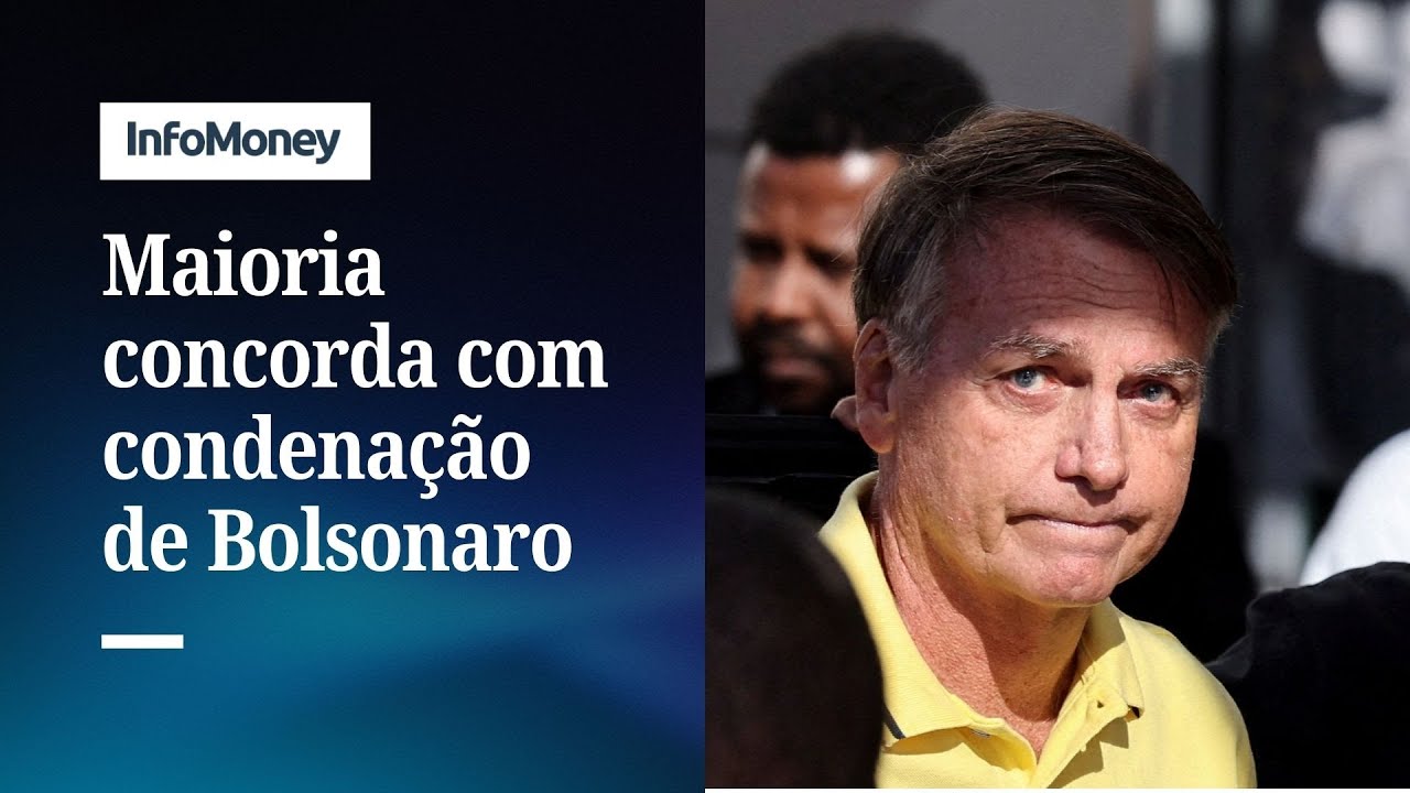 Pesquisa maioria dos brasileiros considera justa condenação de Bolsonaro | InfoMoney News