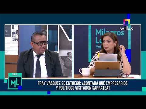 Milagros Leiva Entrevista - ENE 29 - FRAY VÁSQUEZ SE ENTREGÓ | Willax
