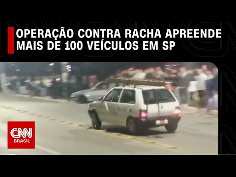 Operação contra racha apreende mais de 100 veículos em SP | CNN PRIME TIME