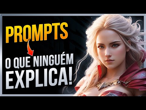 REVELADO O QUE REALMENTE SÃO PROMPTS NAS IAS QUE CRIAM IMAGENS!